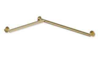 HEWI Duschhandlauf System 900 d:32, links, W1=947mm, messing gebürstet