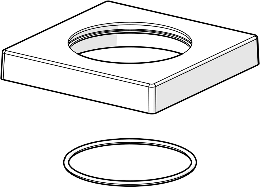 Artikelbild 1 des Artikels „HA Ros. HANSA 59914214 75x75 mm chr “