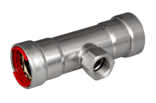 AIPS T-Stück VSH PowerPress C9418 2"xRp 1x2", I/A/I, reduziert, Stahl