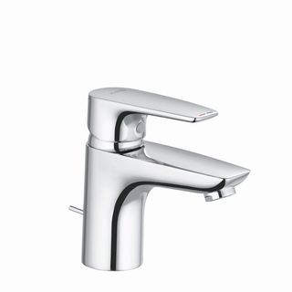 Kludi PURE&SOLID WT-Einhebelmischer 75 DN 15, mit Metall-Ablaufgarnitur, chrom