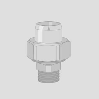 Sanit Übergangsverschraub. FRIATHERM st 63xR 2xR 2 3/4, MS-Sn, PN 25/SDR 9,0