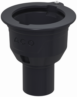ACO Bodenablauf Passavant DN 70, Rand, senkr, Guss, mit Anstrich