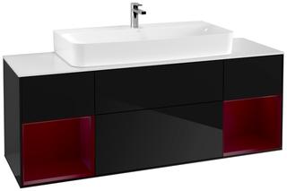 V&B Waschtisch-Unterschrank Finion 160x60,3x50,1cm, Rg Peo m La, g bla Lac