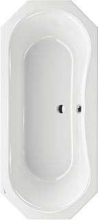 Polypex Eck-Badewanne QUATTRO Soft 1800 180x80cm, vulkangrau