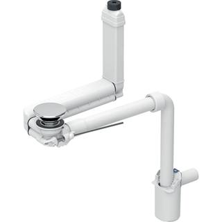 Geberit Waschbeckenablauf Clou d 40mm, Raums., m Hebelbet., hgl-vc