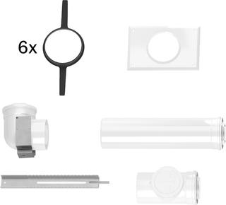 BOSCH Grundbausatz FC-Set80-C33x d= 80/125mm, Anschluss hinten