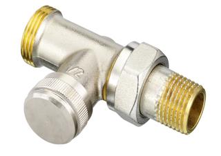 Danfoss Rücklaufverschraubung RLV 15, R 1/2xG 3/4 A, m AG, DG, vernickelt