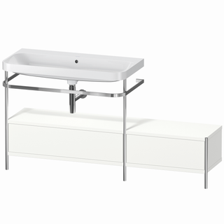 DU MWT m.Metallkons.HD2+,1+1SK re,o.HL 850x1600x490mm,bs. Weiß sdm ES Nussb bs