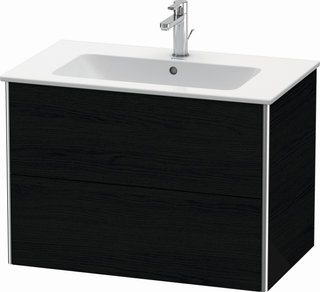 DU WT-Unterbau XSquare,2 Schubk.,für ME 560x810x478mm, Eiche Schwarz ES Nussb