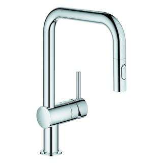 GROHE Spültisch-Einhebelmischer Minta 1/2", U-Auslauf, herausziehbare Dual-Spülbrause