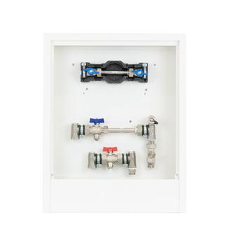 Strawa Wohnungsanschlussstation AS 16-W1-WMZ AP, 3/4", 496x620mm, AP-Sch
