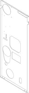 BOSCH Ersatzteil TTNR: 8738804942 Rückwand CLA-1 200-300 (l) everp