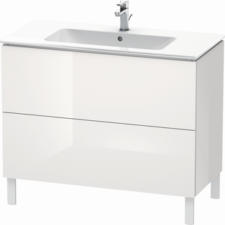 DU Waschtischunterbau bodenst. L-Cube LC6627 Weiß 481x1020x704mm