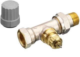 Danfoss Ventilgehäuse RA-FN 15, R 1/2, DG, matt vernickelt