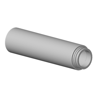 DO Rohr ERSATZTEILE 09282224420 47 x 47 x 182 mm Chrom gebürstet