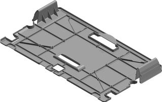 BOSCH Ersatzteil TTNR: 8737709355 Abdeckung unten