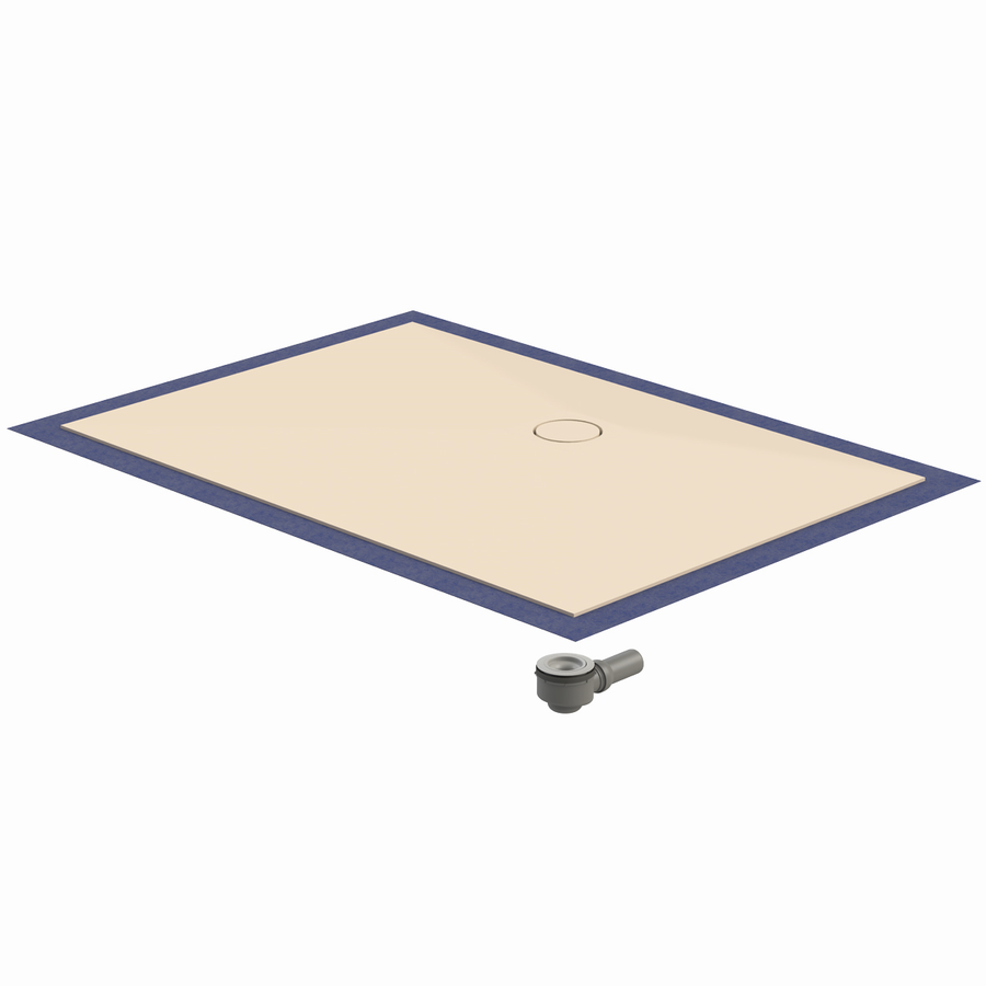 Artikelbild 1 des Artikels „Schedel Duschelem. MULTISTAR PLAN + ro 160x90x4,5cm, crem, recht., Abl hi. mit. 160 x 90 x 4,5 cm | creme“