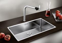 Blanco Becken ANDANO 700-IF 74x44cm, ES sgl, o. Ablauffernbedienung