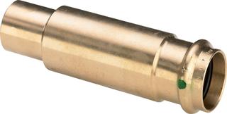 Viega Schiebemuffe Sanpress 2215.4 22mm, Sil-br, SC-Con., mit Einsteckstück