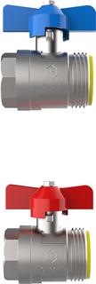 BOSCH Kugelhahn-Set Anschl. G 3/4, hor, Zubeh. f Whg-St
