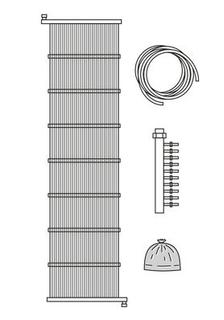 Vaillant Kompaktkollektor VWZ KK8 8x6 mx1 m, für Wärmepumpen Sole/Wasser
