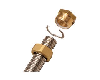 Flamco Verschraubungsset FixLock Mono DN 25, 1" AG, für Wellrohr