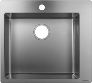 hansgrohe Einbauspüle 450 S711-F450 530x480mm, 1 Hauptbe., HL geb., ES