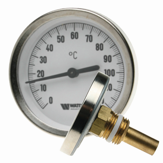 Watts Bimetall-Zeigerthermometer F+R 801 100/50 SD 100mm TH 50mm, Ax., sd