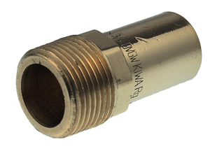AIPS Einsteckstück VSH XPress 6280G 22xR 3/4, Rotguss