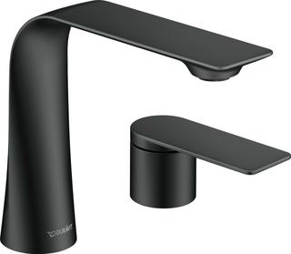 Duravit 2-Loch-Waschtisch-Armatur M D.1 Ausladung 148 mm, ohne Zugstangen-Ablaufgarnitur