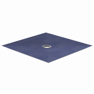 Schedel Duschelem. MULTISTAR PLAN Kessel 90x90x4cm, quadratisch, Ablauf mittig
