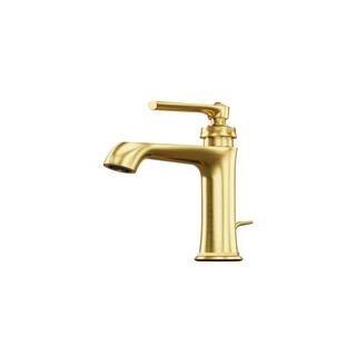 Steinberg WT-Einhebelmischer Serie 350 mit Ablaufgarnitur, brushed gold