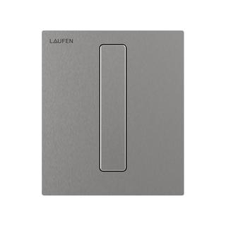 Laufen Urinal-Betät.-Platte AU103 INEO 12,5x14,5cm, Edelstahl gebürstet