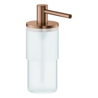 GROHE Seifenspender Atrio 160ml, Glas/Metall, w. sunset gebürstet