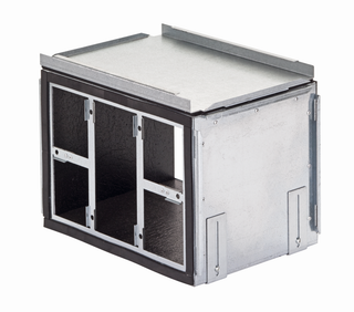 Zehnder Umlenk- u Vert.-Kasten ComfoWell CW-D 320, 230x320x230mm, ohne Endplatte