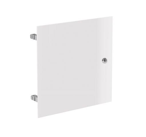 Artikelbild 1 des Artikels „HEWI Modul-Tür M40 400x400cm, li, abschließb., Glasfr. weiß Glasfront weiß“