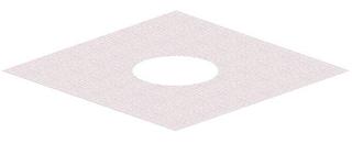 Dallmer Glasgewebematte Serie 15 500x500mm, d= 240mm, verstärkt