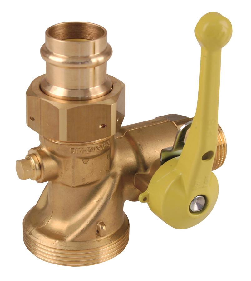 Artikelbild 1 des Artikels „AIPS Eckkugelhahn SEPP Gas 5220.35 R1xPress 22mm, absch., f 1-Rohrz., MS R1 x Press 22 mm“
