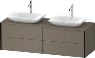 Duravit Waschtisch-Unterschrank XViu 160x55x50,9cm, 4 La, s m, f Gr s-matt