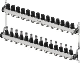 Uponor Vario S Verteilerbalken FM 14xG3/4 Euro - G1
