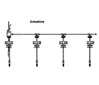 Dehoust Grundeinheit WKII 4-er Batterie, Entnahme, mit GWG für GFK