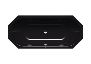 Kaldewei Badewanne VAIO DUO 8 953 180x80cm, Perl-Effekt, schwarz