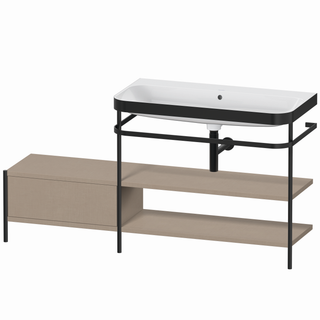 Duravit MWT-Kombi Happy D.2 Plus 160x49cm, o. HL, lei, seitl. Anbau links