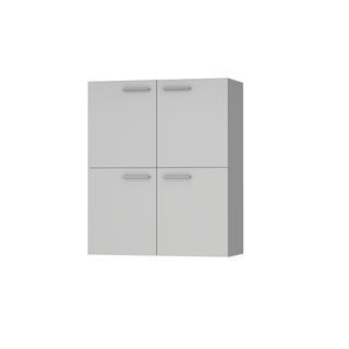 STS US-Kommode, 4 Türen, 2 ver. Glasb., B: 80 cm, H: 96 cm, T: 35 cm, PG FACT