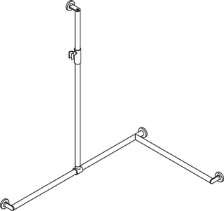 Duschhandlauf System 900 Ausführung rechts