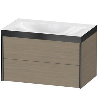 Duravit WT-Unterschrank c-bonded XViu 80x48cm, 2 La, o HL, s m, Rah. P, Ei ter