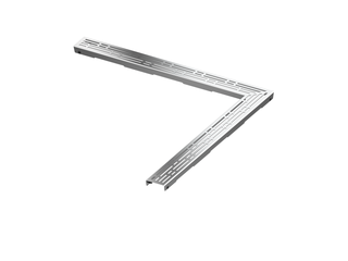 TECE Designrost TECEdrainline basic 1200x1200mm, f Winkelrinne 90Gr, ES pol.
