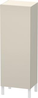 Duravit Halbhochschrank L-Cube 50x36,3x132cm, Tür li, taupe supermatt