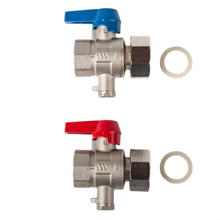 Watts Kugelhahnset KH-SET WMZ 1" UMx3/4" IG, M 10x1, vn, m F-Anschluss