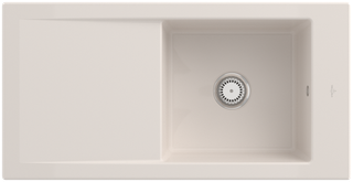 V&B Spüle Timeline 60 m Abl.garn, m Hand., crema CeramicPlus